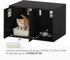 PELI 24" Wide Cat Litter Box Enclosure, Americano