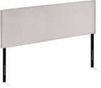 Roanne Plain Headboard, King, Fog