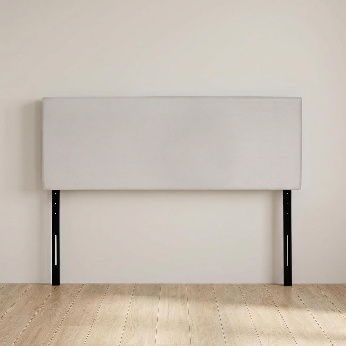 Roanne Headboard Queen Size, Plain Upholstered Wooden Headboard, Bed Frame Mount Head Board, Easy Assembly, for Bedroom, Dorm, Beige