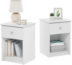 Tidur Nightstand, 2-Pack, White