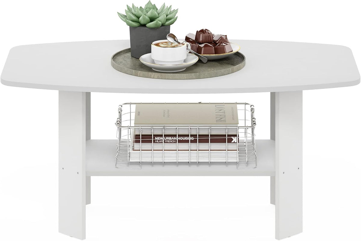 Simple Design, Coffee Table, White