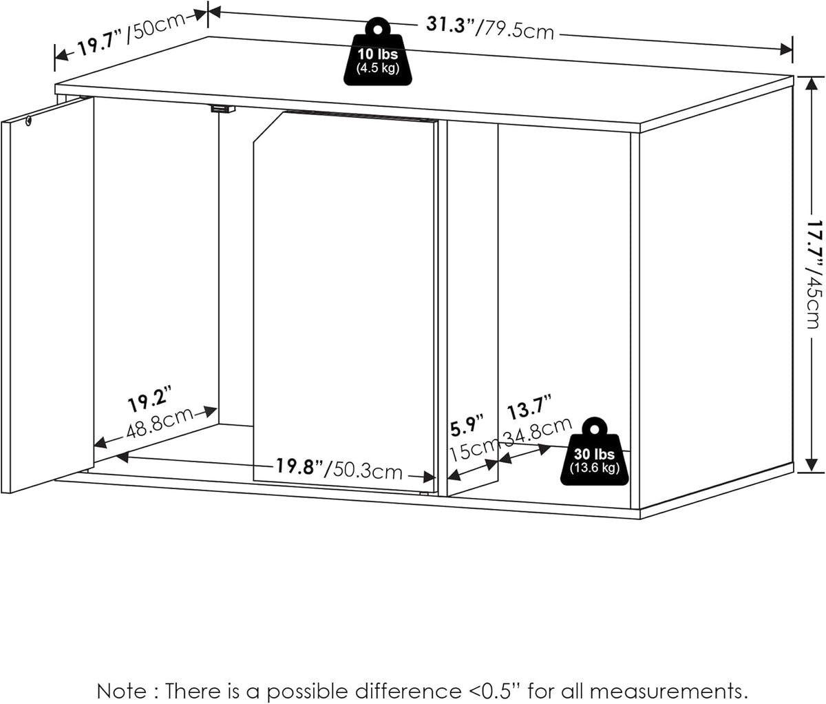 Peli Litter Box Enclosure, Americano