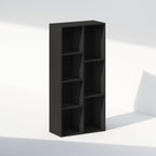 Reed Closet Organizers and Storage, 7-Cube Closet Organizer, Open Shelf Closet Storage, for Wardrobe, Bedroom, Living Room, Blackwood