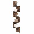 HERMITE Floating Nursery Book Shelves for Wall, White
