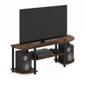 Turn-S-Tube Wide TV Entertainment Center, Black/Grey