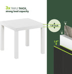 CLASSIC Modern Coffee Table, Printer Stand, White