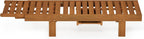 Tioman Slatted Hardwood Outdoor Sun Lounger, Light Wood