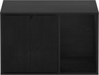 PELI 24" Wide Cat Litter Box Enclosure, Americano