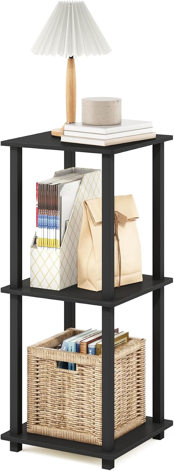 Simplistic Side Table Set of 2, End Table, Night Stand, Nightstand, Bedside Table, for Living Room, Bedroom, Dark Americano