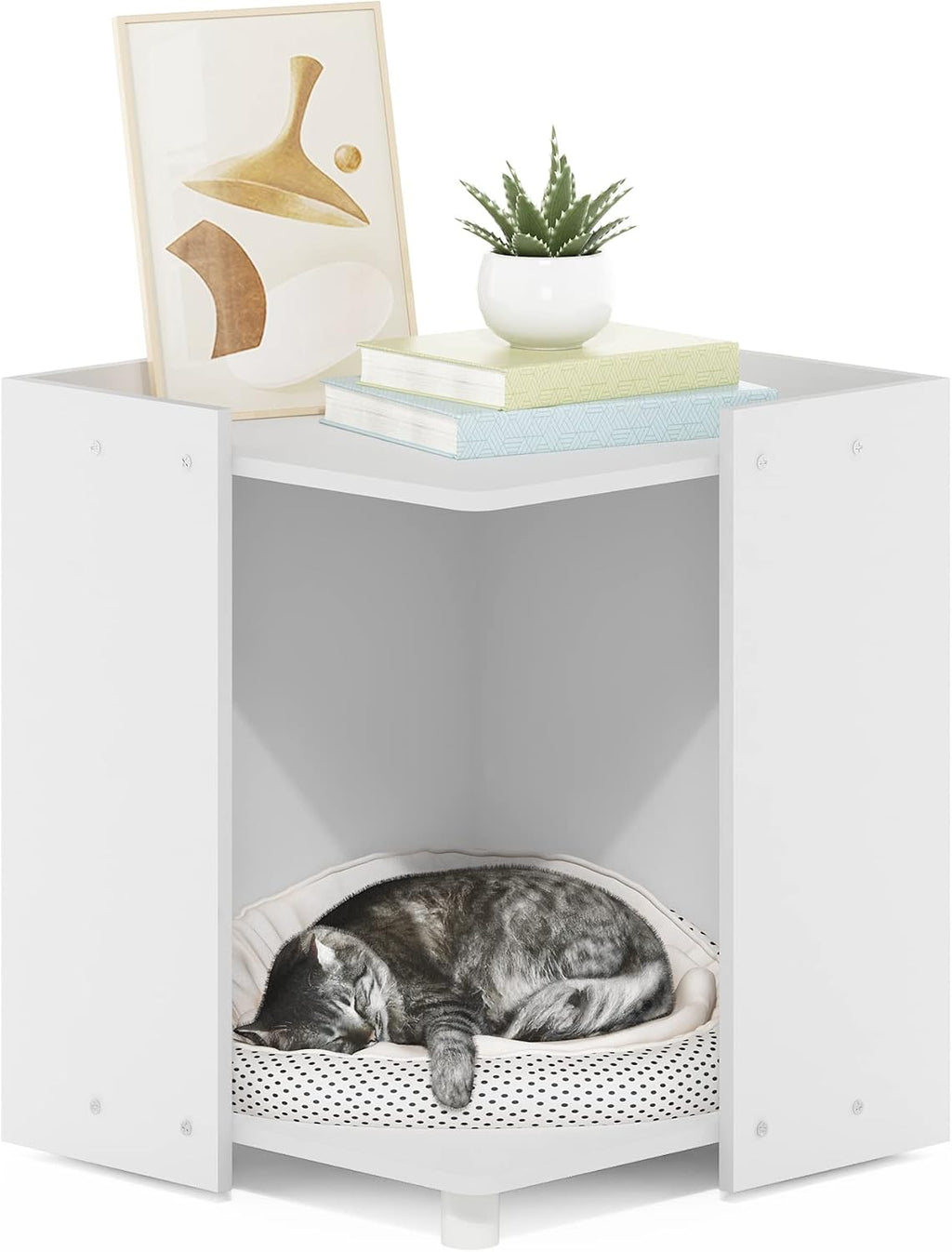 Peli 17" Square Cat Litter Box Enclosure, Americano