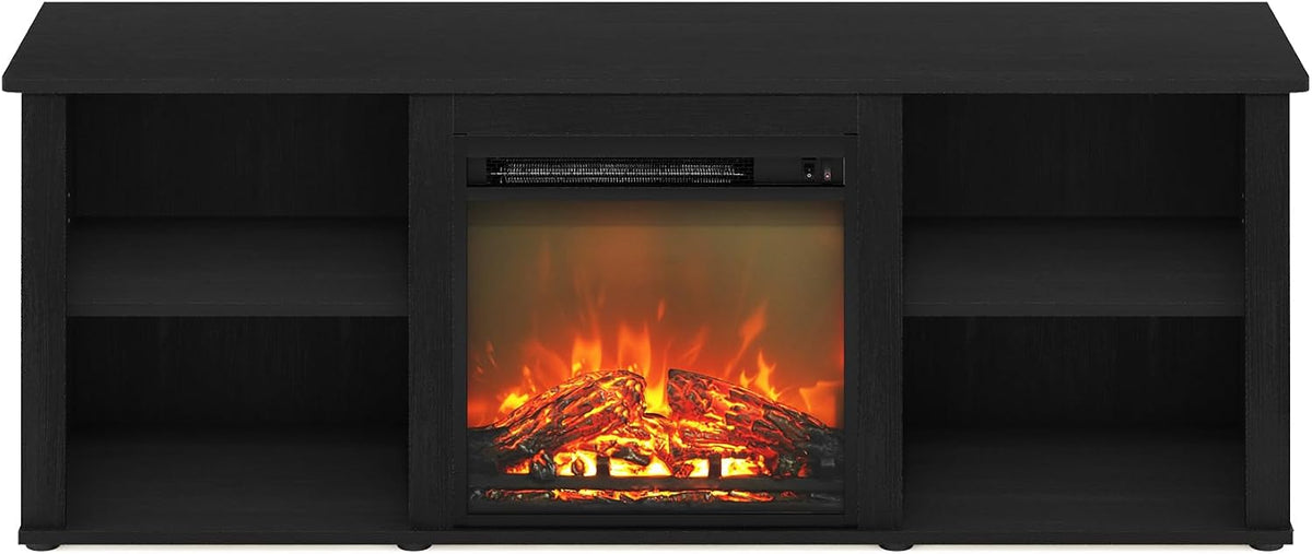 CLASSIC 3-Tier Fireplace TV Stand for TV up to 60 Inch, Americano