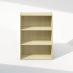 Simple Book Shelf, 3-Tier Bookshelf, Storage Shelves Bookcase, 9.7 x 23.7 x 31.5, for Living Room, Bedroom, Home Office, Steam Beech