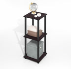 Simplistic Side Table Set of 2, End Table, Night Stand, Nightstand, Bedside Table, for Living Room, Bedroom, Dark Mocha