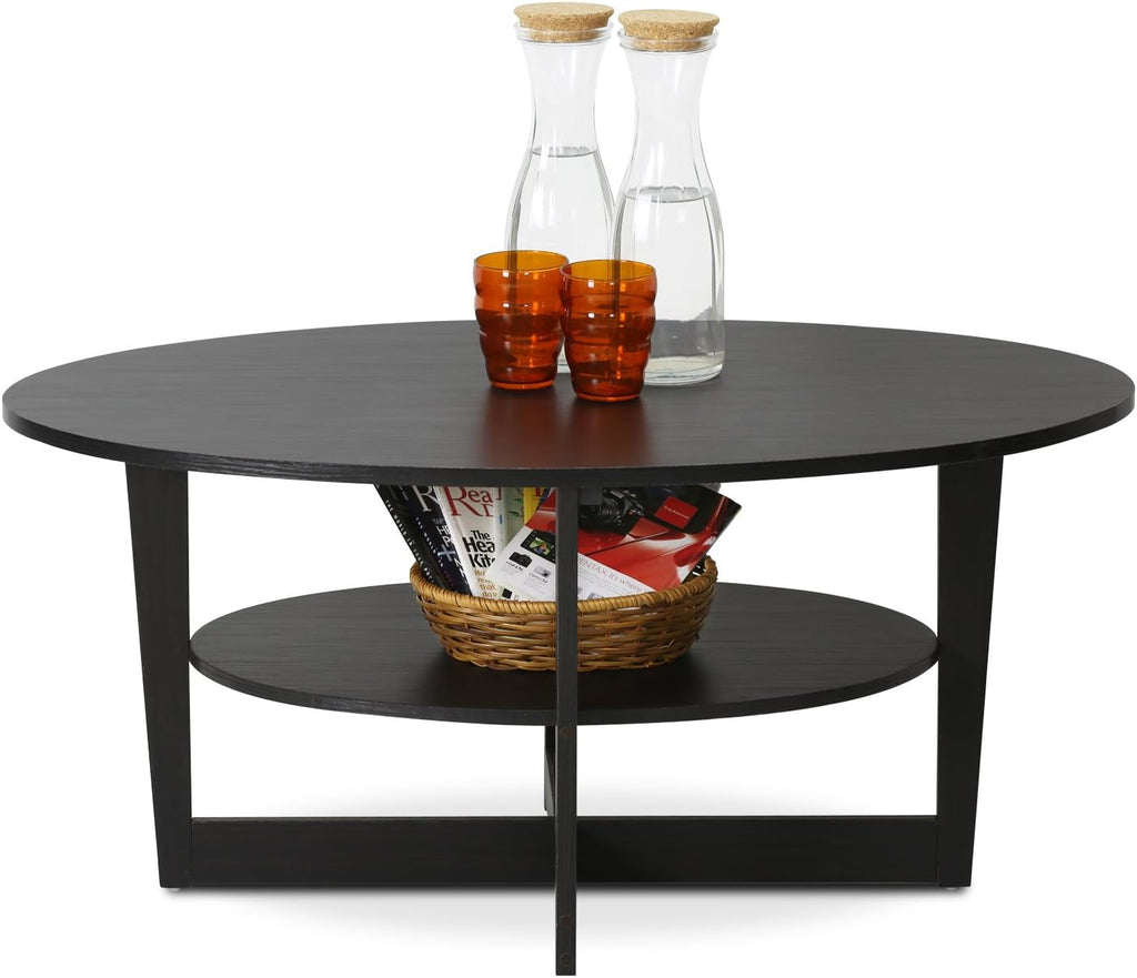Oval Coffee Table, Walnut