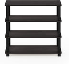 Turn-S-Tube Toolless 4-Tier Shoe Rack, Shoe Organizer, Espresso