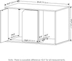 Peli Litter Box Enclosure, Columbia Walnut