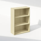 Simple Book Shelf, 3-Tier Bookshelf, Storage Shelves Bookcase, 9.7 x 23.7 x 31.5, for Living Room, Bedroom, Home Office, Steam Beech