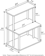 Turn-N-Tube 3-Tier Toolless Kitchen Storage Shelf, Americano/Black