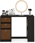 Computer Study Writing Desk, Espresso, Model:15110EXBR