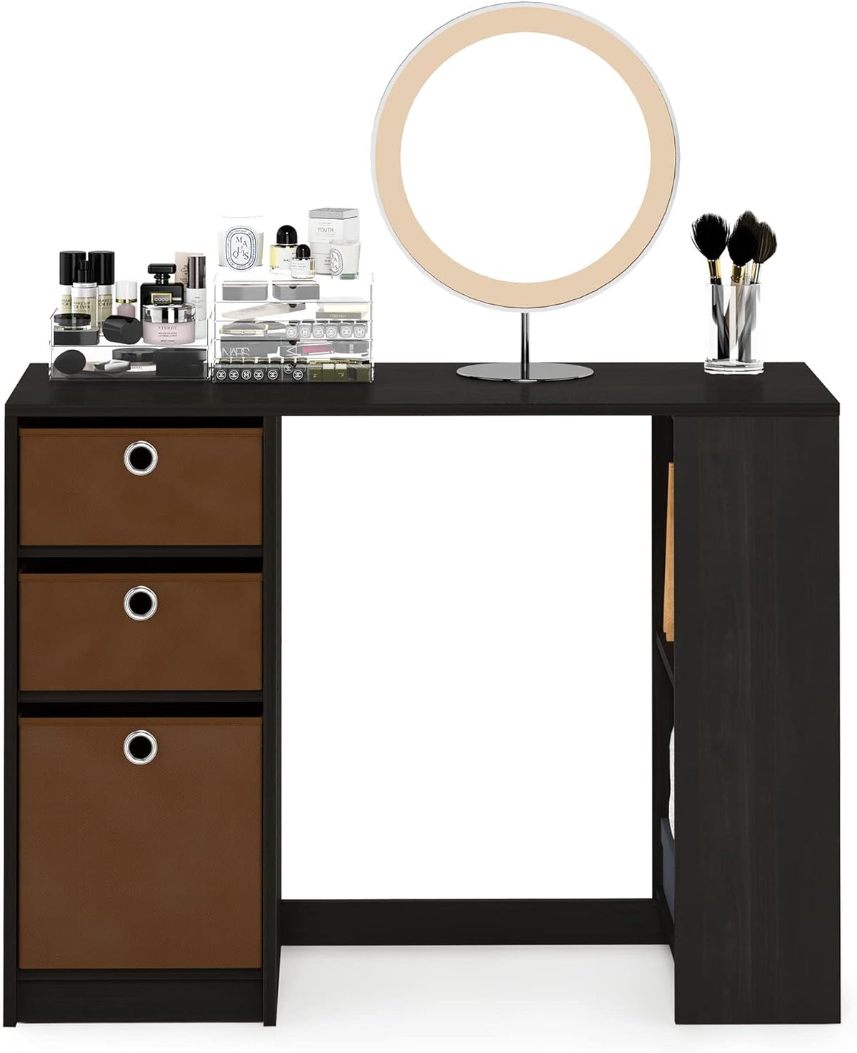 Computer Study Writing Desk, Espresso, Model:15110EXBR