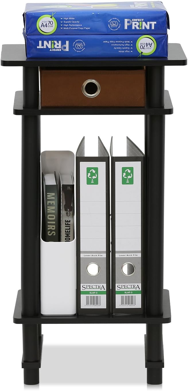 17017 Turn-N-Tube End Table, 1-Pack, Espresso