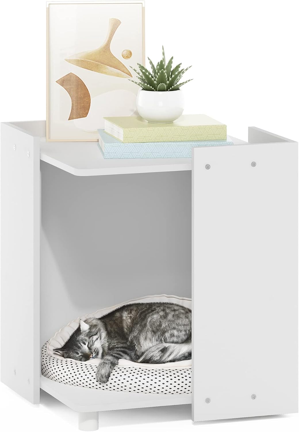 Peli 17" Square Cat Litter Box Enclosure, Americano