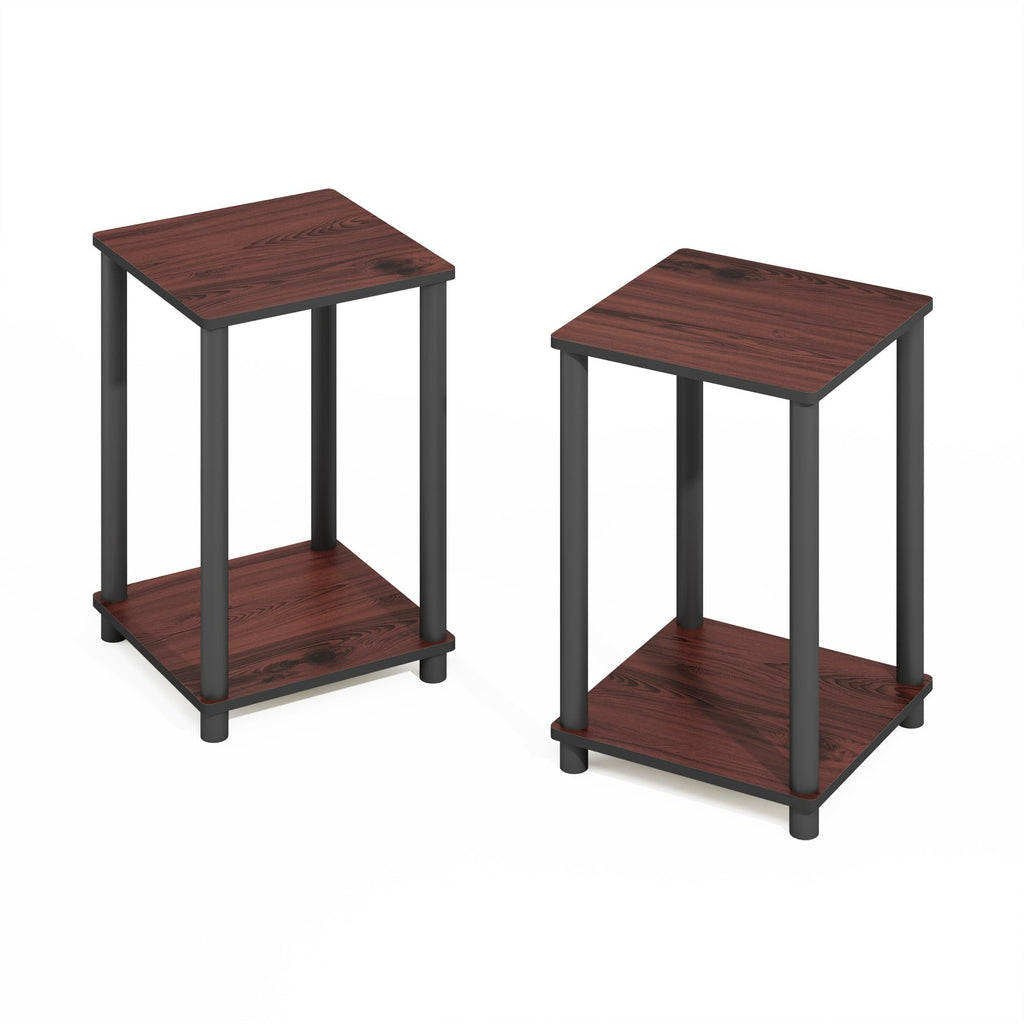Turn-N-Tube 2-Pack Toolless 2-Tier Book Shelf, French Oak