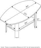 Simple Design, Coffee Table, White