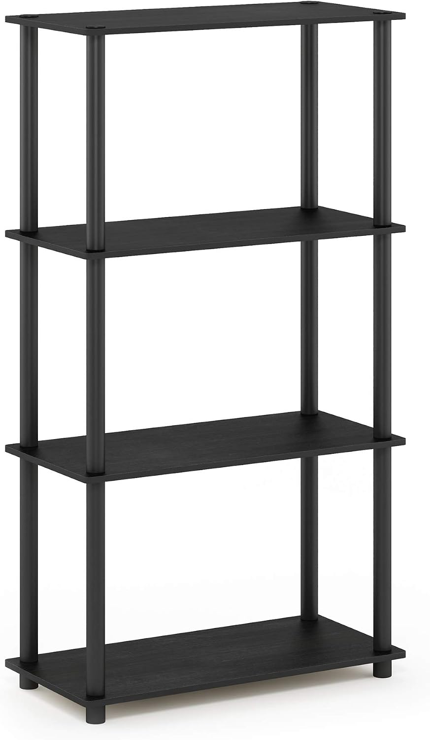 Turn-N-Tube Toolless 4-Tier Storage Shelves, Americano