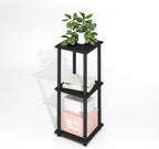 Simplistic Side Table Set of 2, End Table, Night Stand, Nightstand, Bedside Table, for Living Room, Bedroom, Black Espresso