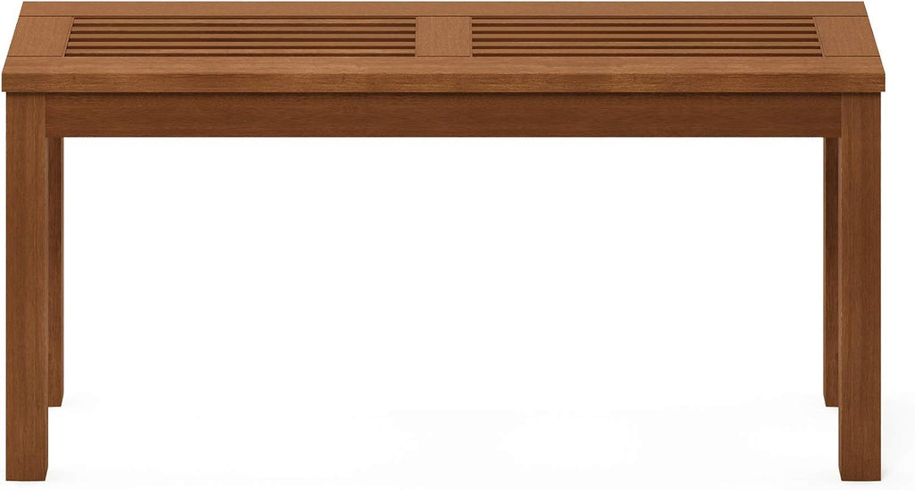 TIOMAN Outdoor Bench, Promo Backless Garden Bench, for Patio, Garden, Porch, 12 x 39 x 19, Natural