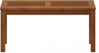 TIOMAN Outdoor Bench, Promo Backless Garden Bench, for Patio, Garden, Porch, 12 x 39 x 19, Natural