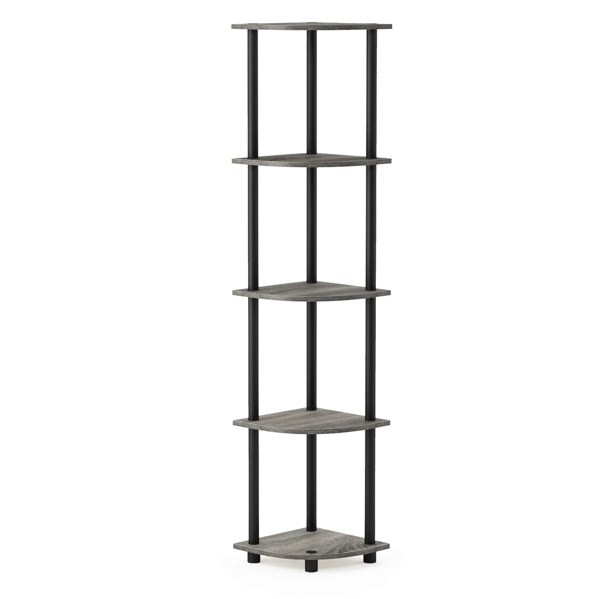 99152BE/WH/IV 3-Tier Go Green Multipurpose Storage Rack Shelving Unit Bookshelf Cabinet with 2 Bins, Beech Finish