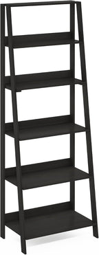 Ladder Shelf, 6-Tier Ladder Book Shelf, Bookcase, Espresso
