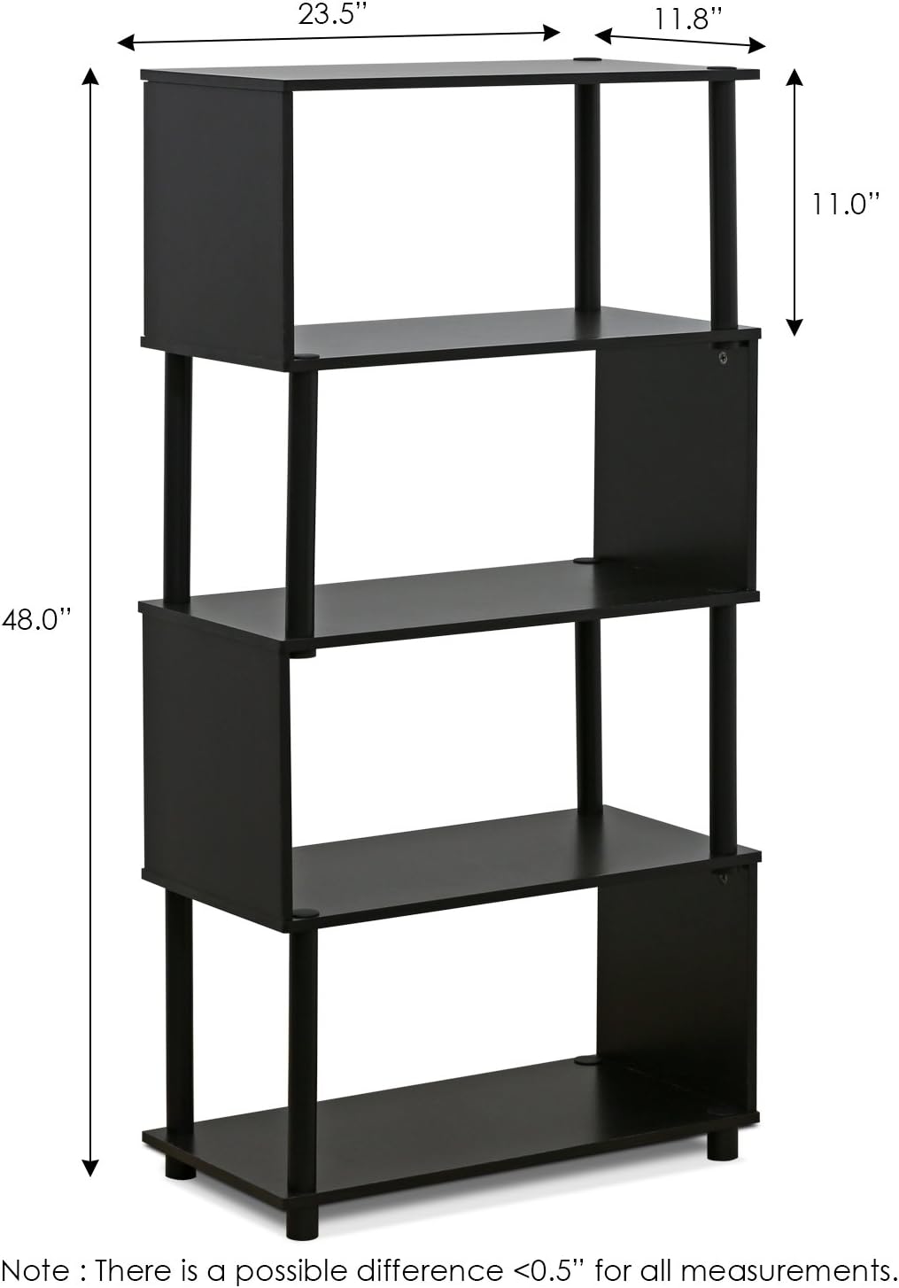5-Tier Flexi Rack, Espresso