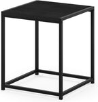 CAMNUS Night Stand, Metal Frame Nightstand, Toolless Side Table, End Table, Bedside Table, for Living Room, Bedroom, Americano