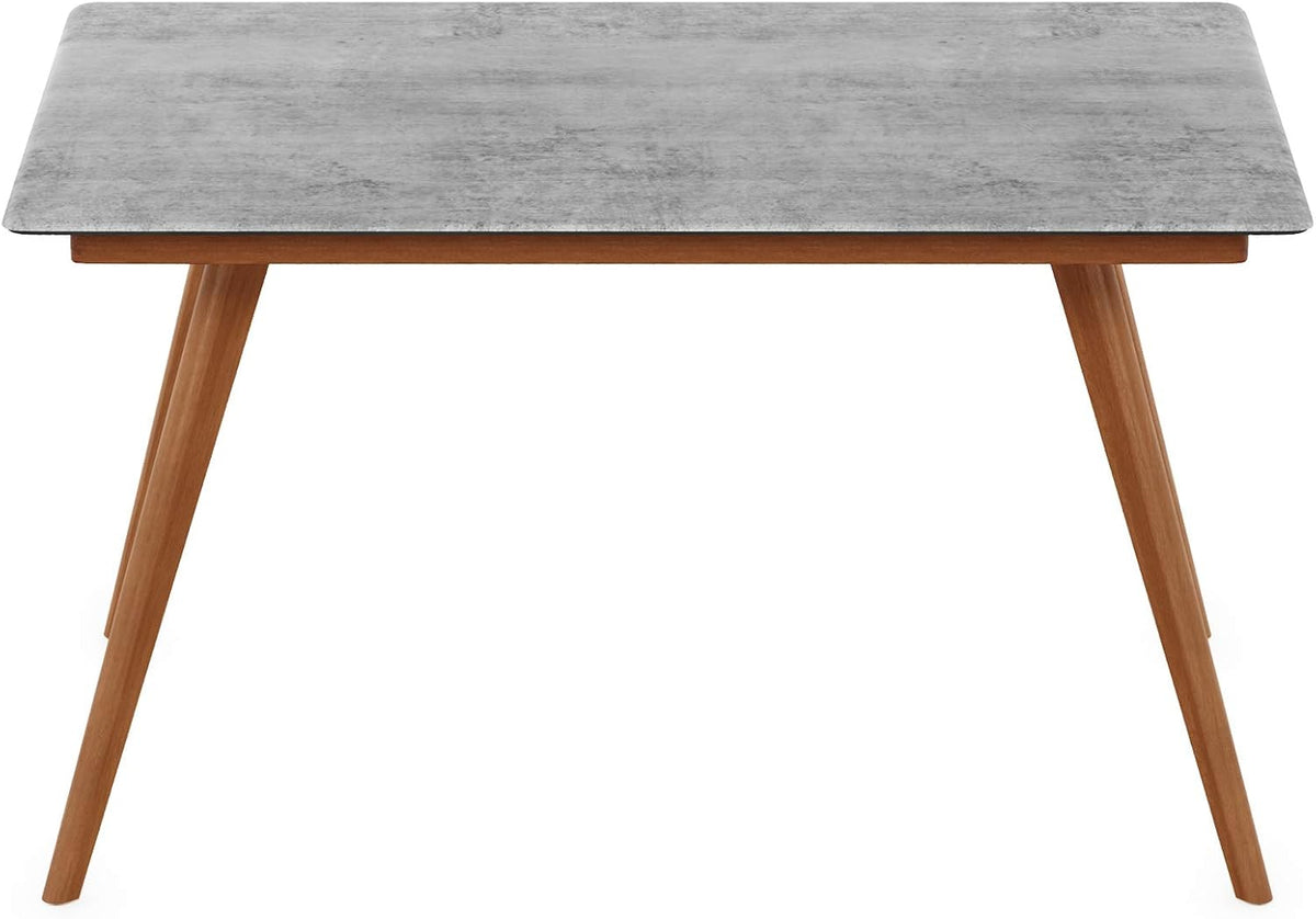 Redang Rectangular Indoor & Outdoor Smart Top Patio Dining Table/Patio Coffee Table/Small Patio Table/Picnic Table, Cement