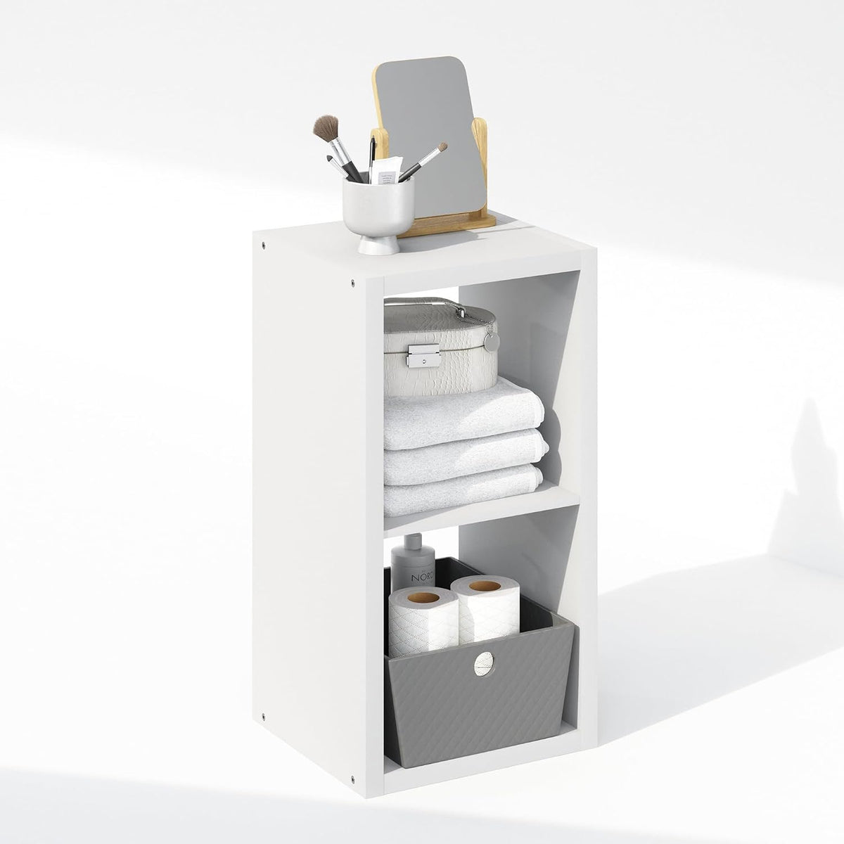 Cubic Extra Thick 2-Cube Closet Organizers and Storage, White