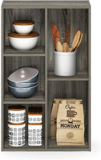 Luder 5-Cube No Tool Assembly Open Shelf, French Oak