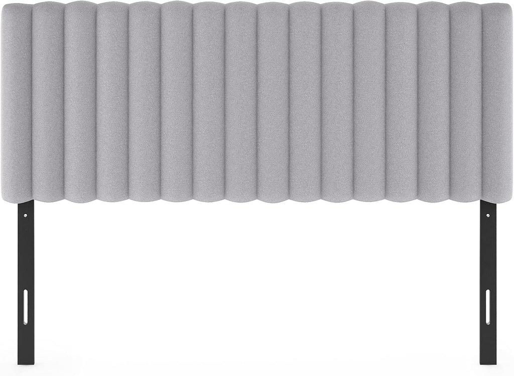 Roanne Upholstered Tufted Headboard, Glacier, Full