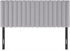 Roanne Upholstered Tufted Headboard, Glacier, Full