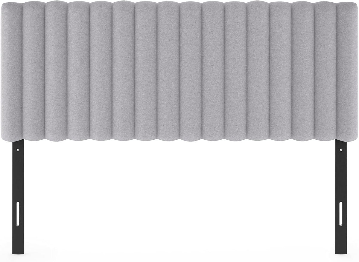Roanne Upholstered Tufted Headboard, Glacier, Full