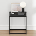 CAMNUS Night Stand, Metal Frame Nightstand, Toolless Side Table, End Table, Bedside Table, for Living Room, Bedroom, Americano