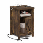 ANDREY Square Side Table, End Table, Night Stand, Steam Beech