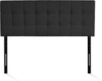 Roanne Tufted Headboard, Full, Black