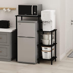Turn-N-Tube Toolless 4-Tier Coffee Bar, Bakers Rack, Americano
