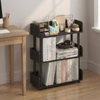 Turn-N-Tube Book Shelf, 3-Tier Bookshelf, Bookcases, Espresso