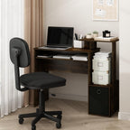Econ Desk, 40-in Wide Gaming Desk with Keyboard Tray, Plain White