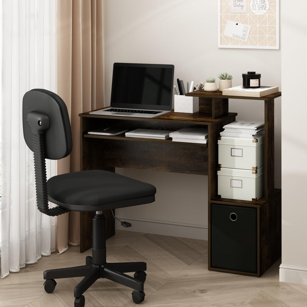 Econ Multipurpose Home Office Computer Writing Desk, French Oak Grey