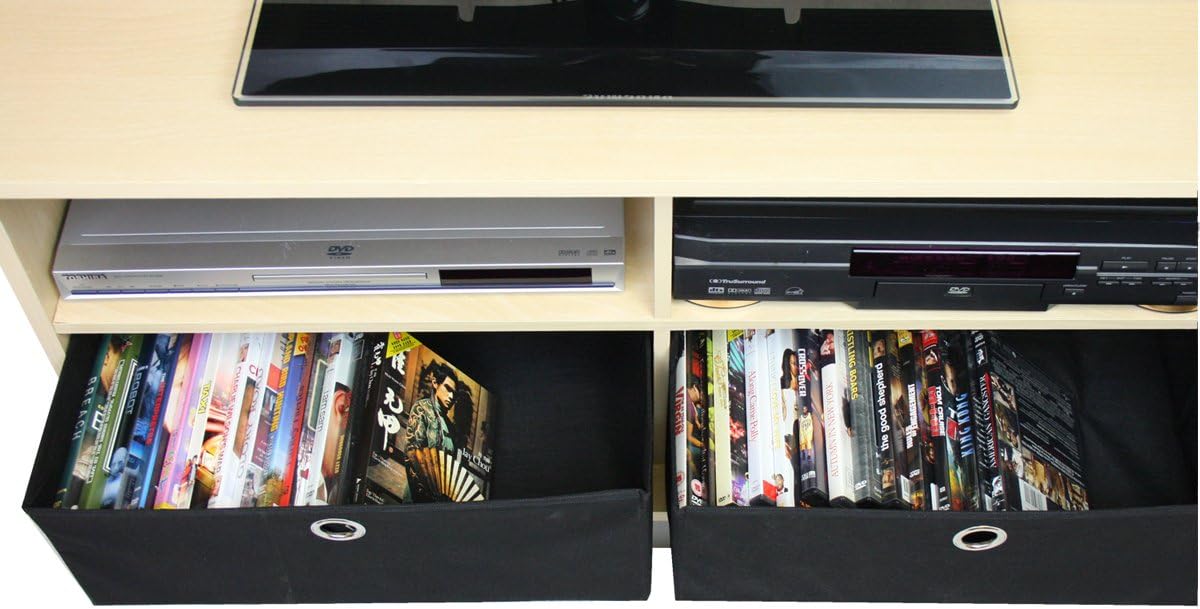 Entertainment Center w/2 Bin Drawers, Espresso/Brown